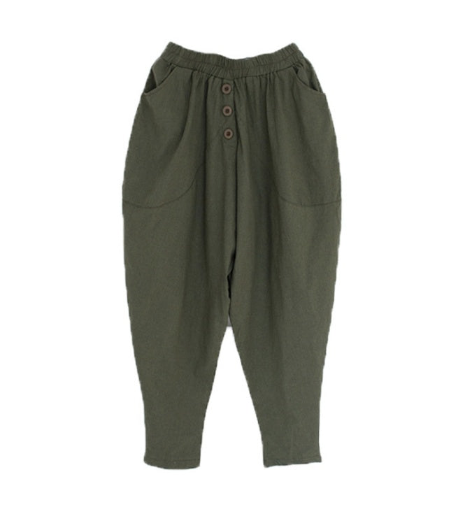 Linen Pants, Women Harem Pants - Sport Girls USA