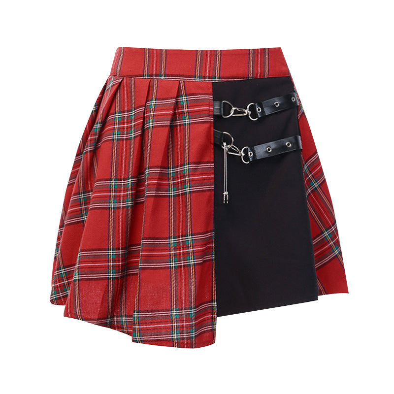 Gothic Pleated Short Skirt Skirt Women - Sport Girls USA