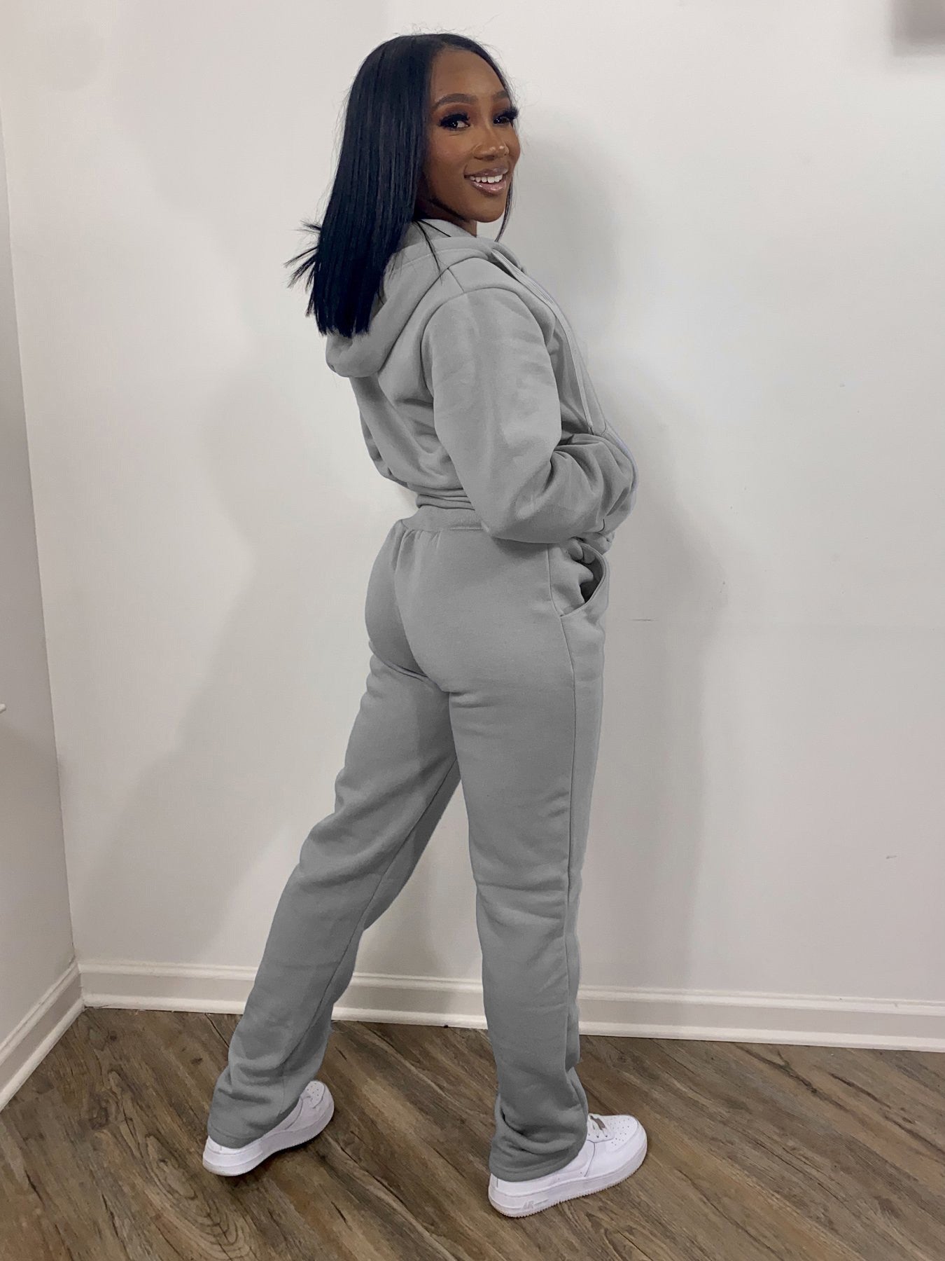 Women Sweatsuit Set 2 Piece Outfits Casual Hoodies Tops And Sweatpants Jogger Tracksuits Loose Trousers - Sport Girls USA