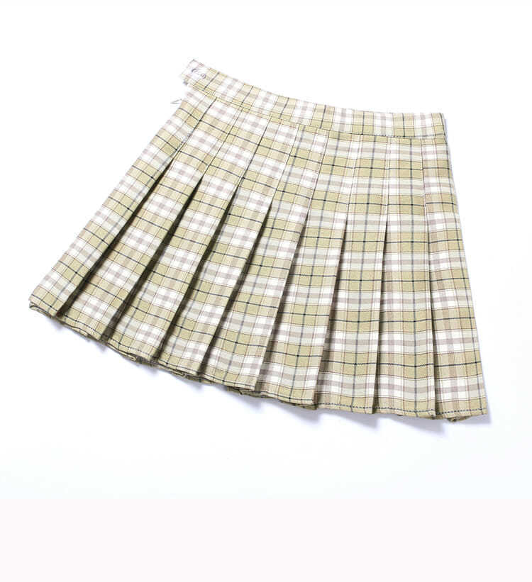 New Women's Plaid Pleated Skirt Skirt Women - Sport Girls USA