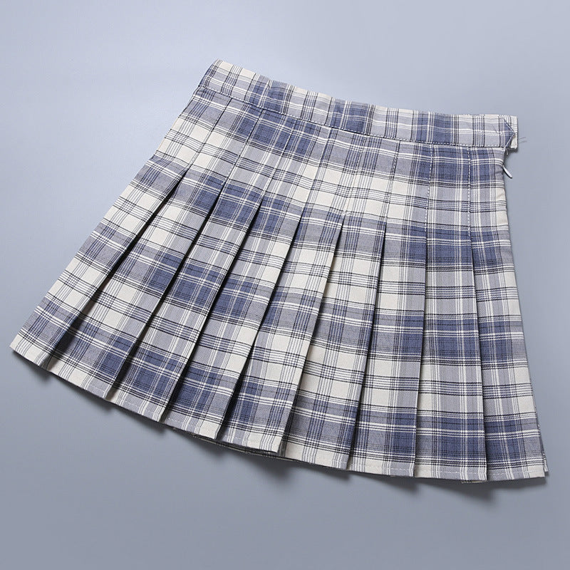 New Women's Plaid Pleated Skirt Skirt Women - Sport Girls USA