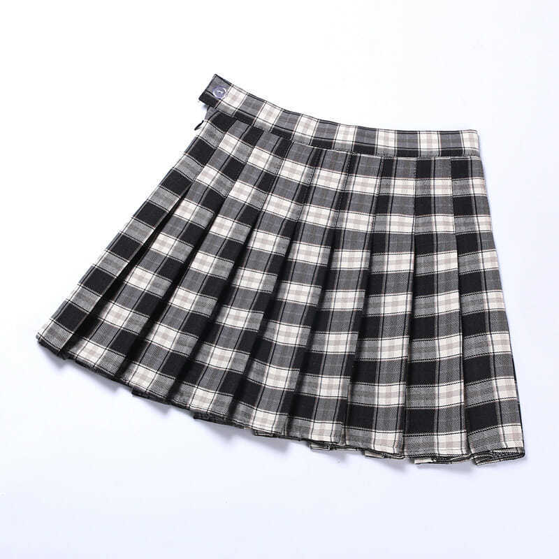 New Women's Plaid Pleated Skirt Skirt Women - Sport Girls USA