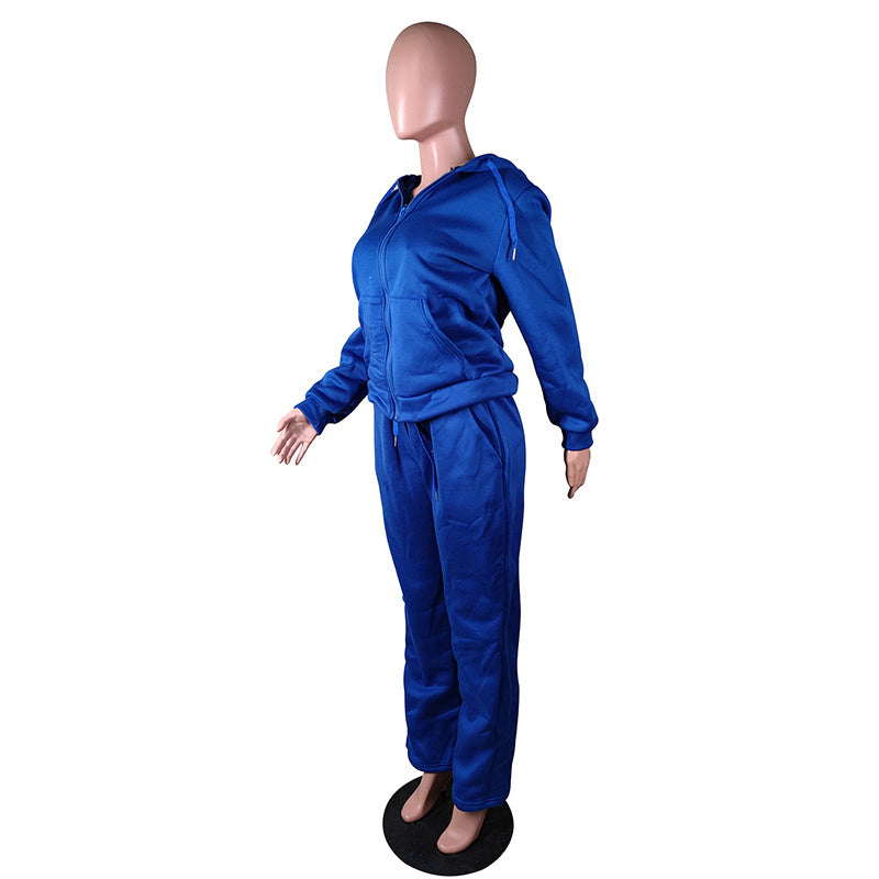 Women Sweatsuit Set 2 Piece Outfits Casual Hoodies Tops And Sweatpants Jogger Tracksuits Loose Trousers - Sport Girls USA