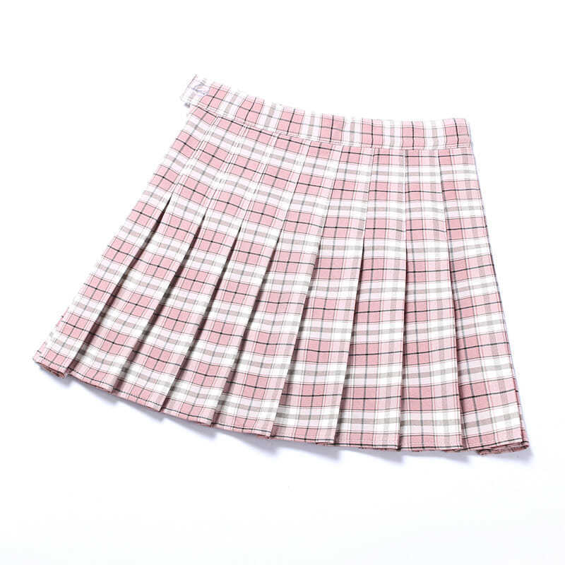 New Women's Plaid Pleated Skirt Skirt Women - Sport Girls USA