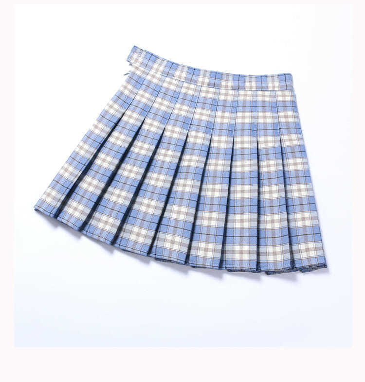 New Women's Plaid Pleated Skirt Skirt Women - Sport Girls USA