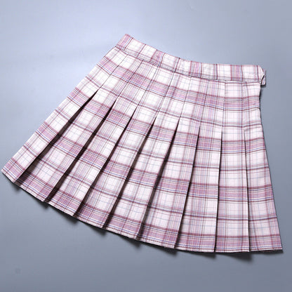 New Women's Plaid Pleated Skirt Skirt Women - Sport Girls USA